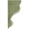 Ekena Millwork 6"W x 7 1/2"D x 16"H Devon Traditional Wood Vintage Decor Corbel, Restoration Green CORWD06X08X16DEGR - alternate 2